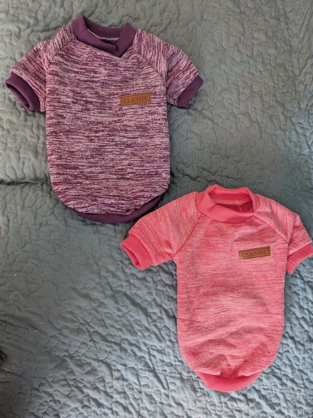 Classic Kids' Short Sleeve Sweater Tee - Pink & Purple